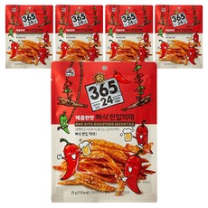 삼육오점이사 사조 한입 먹태 매콤한맛, 25g, 5개