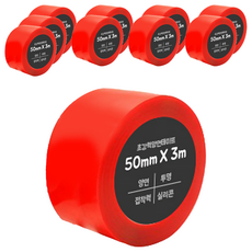 DADA 高黏度無痕防水雙面膠帶 50mm x 3m, 透明, 10捲