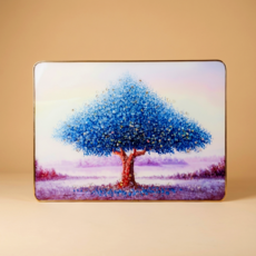 Kuching island. 天降橫財 財富滿滿 致富畫框 財運成功 藍色搖錢樹, 1個, 金色