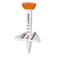 808골프 높이조절 드라이버 컨트롤 볼마커 골프티, 오렌지, 1개