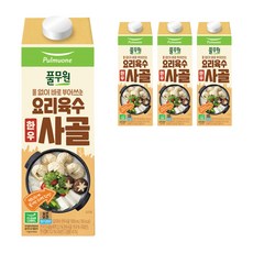 풀무원 요리육수 사골, 1L, 4개