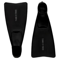 TUBE TREE 長蛙鞋 + 網袋組合, 黑色