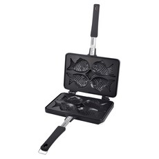 4格鯛魚燒烤盤, 橫22cm*高15cm, 1入