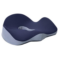 HONDONI 新款9D全包裹式美臀記憶舒壓坐墊 透氣舒適減壓 5秒慢回彈, 藍色