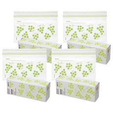 [쿠팡수입] 니토리 더블 지퍼백 그레이프 SS 44매, 16세트