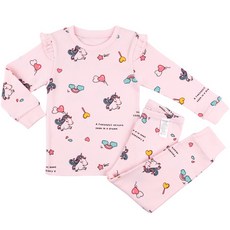 Maykids 女童款獨角獸天使20支紗家居套裝