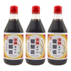 KONG YEN 工研 味醂醍醐露，米純釀醬露, 500ml, 3瓶