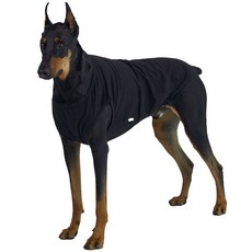 LuckyPetter 狗狗義大利灰狗素色無袖背心, 黑色, 1個