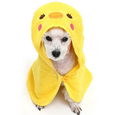 펫스타일 애니멀 팜 타올가운, Duck, 1개