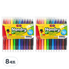토루 논드라이 향기 사인펜, 12색, 8세트