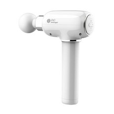 iNO care 震動按摩槍 迷你便攜 5段變速 附5款按摩頭, model 5, 白色