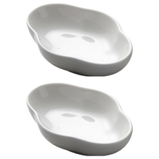 Syracuse Freeze 雲朵醬料碗 10cm, 2個, 白色