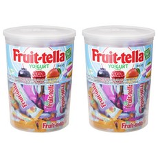 Fruit Tella Yogurt 風味咀嚼糖 590g, 2個