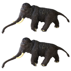 Bandi 軟膠動物長毛象公仔, 2個