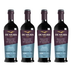 DE NIGRIS 德尼格斯 巴薩米克醋 45% 藍色 500ml 義大利產, 4瓶