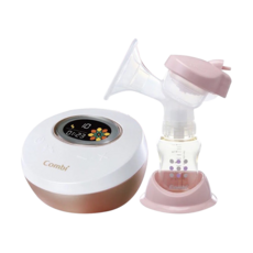 Combi 康貝 自然吸韻電動吸乳器 單雙兩用 雙模式 十段吸力 LCD螢幕顯示 輕量設計, #71226, 1組