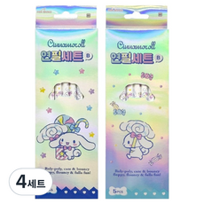 三麗鷗 5入鉛筆組 大耳狗組合, 4套, 隨機出貨