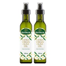 올리타리아 엑스트라버진 올리브유 직사형 스프레이타입, 250ml, 2개