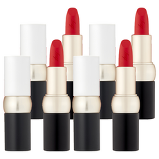 THE FACE SHOP 菲詩小舖 fmgt 全新大膽天鵝絨唇膏, 4個, 3.5克, 06 蘋果泥