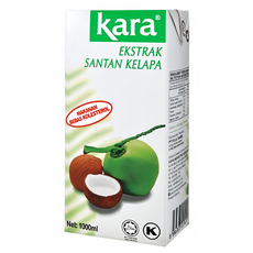 佳樂 KARA Santan Kelapa Cair 椰漿, 1L, 1入
