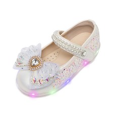 LA STELLA 寬楦舒適Belle LED發光閃亮公主鞋