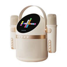 PHILIPS 飛利浦 小福麥AI智能K歌藍牙音箱, TAS2509WT, 白色