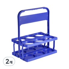 구디푸디 접이식 컵 캐리어 음료수 트레이 6구, 1개입, 2개