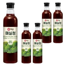 백설 매실청, 1.025kg, 5개