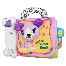 Leap Frog 跳跳蛙 有聲學習布書，柔軟布料，聲光效果，提把設計, 1個