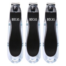 보카스 회전 손톱깎이 NC-3020, 블랙, 3개