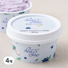 디어파인 블루베리 그릭요거트, 100g, 1개입, 4개