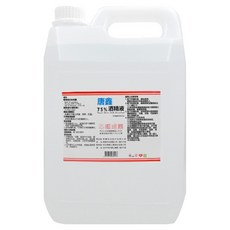 唐鑫 藥用酒精75%, 4L, 1桶