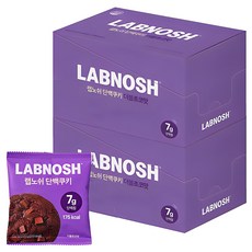 랩노쉬 단백쿠키 더블초코맛, 40g, 20개