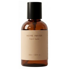 HOME HAVEN 織品香氛噴霧, 白桃、玫瑰花瓣, 雪松、纸莎草, 麝香、红柚木, 50ml, 1個