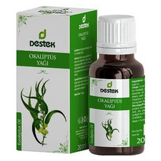 destek 土耳其尤加利芳香精油原液 滴管蓋, 20ml, 1瓶