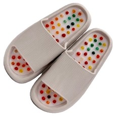 보니토리 붓기 지압 슬리퍼 270, 멜란지그레이, 1개