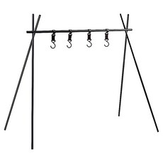 Naturehike 挪客 戶外露營輕便三角置物掛架 中號, 1個, 黑色