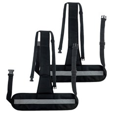 Dr.Pelis J 輪椅輔助帶 安全帶 黑色, 單一商品, 2個