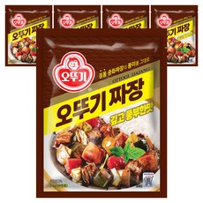 오뚜기 짜장 깊고 풍부한맛 과립형, 1kg, 5개