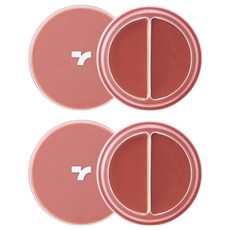 TONYMOLY 雙色唇蜜腮紅兩用膏 4.8g, 2入, 05 Toasty Rose