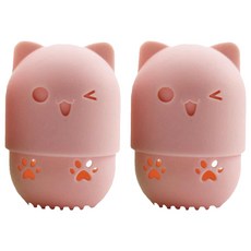 海綿收納盒, 粉紅色, 2個