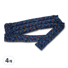 에코숲라이프 편백나무 허브 황토 팥 허리 복부 찜질팩 소, 4개