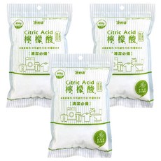 室翲香 檸檬酸, 溫和配方，不刺激皮膚，幼兒安心使用，輕鬆去除污漬，有效去除咖啡、茶垢及衣服泛黃, 800g, 3包