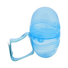 Chicco 智高 二合一安撫奶嘴收納盒 不含雙酚A, 藍色, 1個
