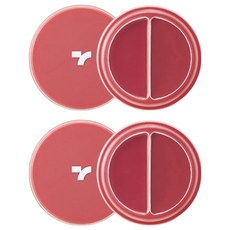 TONYMOLY 雙色唇蜜腮紅兩用膏 4.8g, 2入, 07 Heart Blush