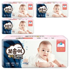 BOSOMI Mega Dry 褲型尿布 女童用 10~14kg, L, 120片