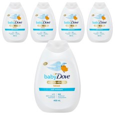 babydove 豐潤保濕身體乳液, 5瓶, 400ml