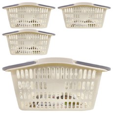 KEYWAY 聯府 每日環保提籃 F-525, 顏色隨機, 4個