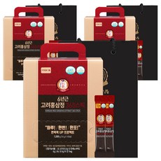 정원삼 6년근 고려홍삼정 365스틱, 1kg, 3개