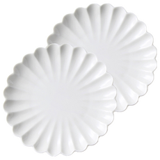 Syracuse CHINA Freeze 盤子 17cm 白色 2入, 2個, 2個陶瓷盤